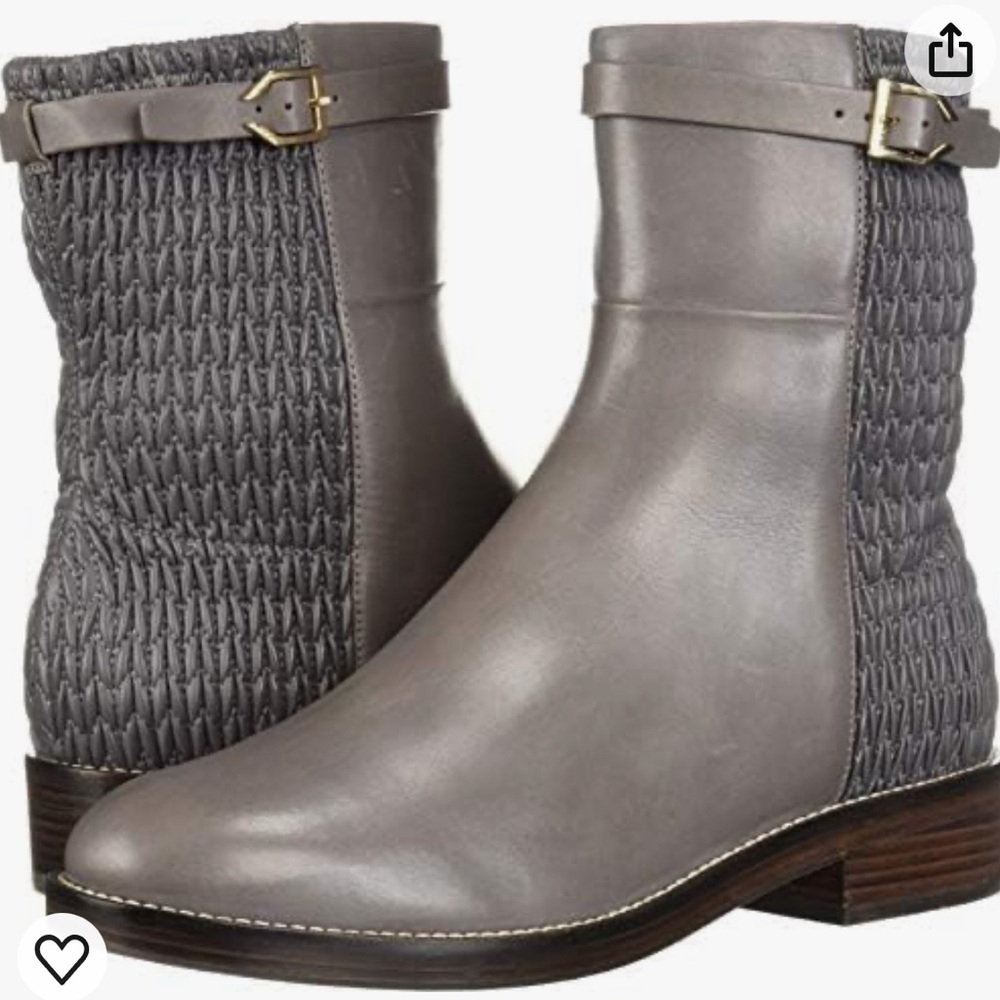 🌻2xHP!🌻 Cole Haan Lexi Grand Stretch Ankle Booties gray 8